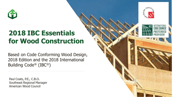 Image for 2018 IBC Essentials for Wood Construction